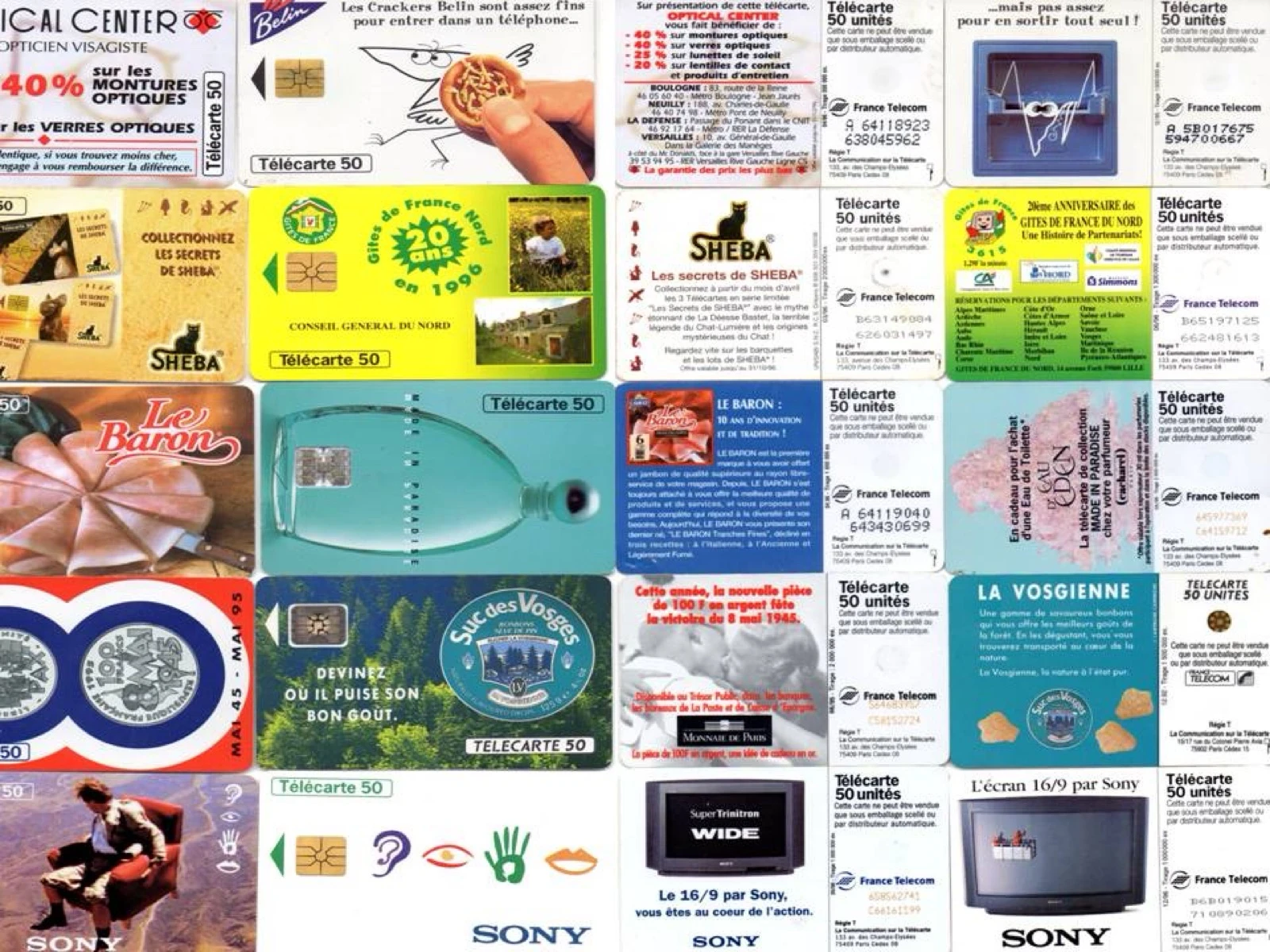 Lote de cartões telefônicas vintage – photo 2